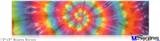 12x3 Bumper Sticker (Permanent) - Tie Dye Swirl 107
