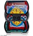 Tie Dye Circles and Squares 101 - Decal Style Skins (fits Sony PSPgo)