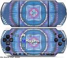 Sony PSP 3000 Skin - Tie Dye Circles and Squares 100