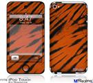 iPod Touch 4G Decal Style Vinyl Skin - Tie Dye Bengal Side Stripes