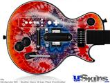 Guitar Hero III Wii Les Paul Skin - Tie Dye Star 100