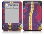 Tie Dye Spine 105 - Decal Style Skin fits Amazon Kindle 3 Keyboard (with 6 inch display)