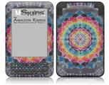 Tie Dye Star 104 - Decal Style Skin fits Amazon Kindle 3 Keyboard (with 6 inch display)
