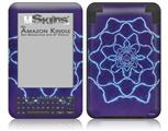 Tie Dye Purple Stars - Decal Style Skin fits Amazon Kindle 3 Keyboard (with 6 inch display)