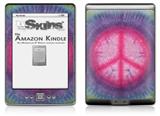 Tie Dye Peace Sign 110 - Decal Style Skin (fits 4th Gen Kindle with 6inch display and no keyboard)
