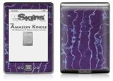 Tie Dye White Lightning - Decal Style Skin (fits 4th Gen Kindle with 6inch display and no keyboard)
