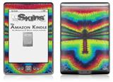 Tie Dye Dragonfly - Decal Style Skin (fits 4th Gen Kindle with 6inch display and no keyboard)