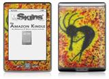 Tie Dye Kokopelli - Decal Style Skin (fits 4th Gen Kindle with 6inch display and no keyboard)