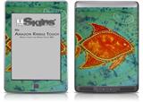 Tie Dye Fish 100 - Decal Style Skin (fits Amazon Kindle Touch Skin)