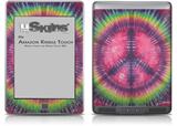 Tie Dye Peace Sign 103 - Decal Style Skin (fits Amazon Kindle Touch Skin)