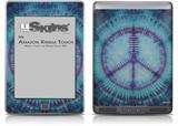 Tie Dye Peace Sign 107 - Decal Style Skin (fits Amazon Kindle Touch Skin)