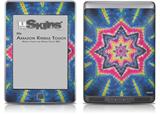 Tie Dye Star 101 - Decal Style Skin (fits Amazon Kindle Touch Skin)