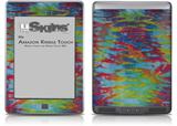 Tie Dye Tiger 100 - Decal Style Skin (fits Amazon Kindle Touch Skin)