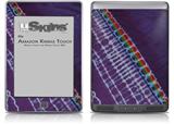 Tie Dye Alls Purple - Decal Style Skin (fits Amazon Kindle Touch Skin)
