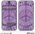 iPhone 4S Decal Style Vinyl Skin - Tie Dye Peace Sign 112
