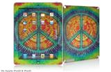 iPad Skin - Tie Dye Peace Sign 111 (fits iPad2 and iPad3)