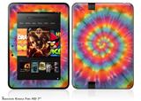 Tie Dye Swirl 102 Decal Style Skin fits 2012 Amazon Kindle Fire HD 7 inch