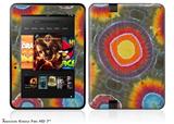 Tie Dye Circles 100 Decal Style Skin fits 2012 Amazon Kindle Fire HD 7 inch