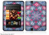Tie Dye Star 102 Decal Style Skin fits 2012 Amazon Kindle Fire HD 7 inch