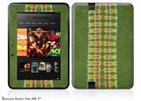 Tie Dye Spine 101 Decal Style Skin fits 2012 Amazon Kindle Fire HD 7 inch