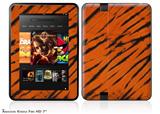 Tie Dye Bengal Belly Stripes Decal Style Skin fits 2012 Amazon Kindle Fire HD 7 inch