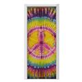 Tie Dye Peace Sign 109 Door Skin (fits doors up to 34x84 inches)