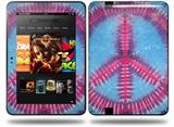 Tie Dye Peace Sign 100 Decal Style Skin fits Amazon Kindle Fire HD 8.9 inch