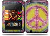 Tie Dye Peace Sign 104 Decal Style Skin fits Amazon Kindle Fire HD 8.9 inch