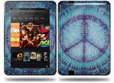 Tie Dye Peace Sign 107 Decal Style Skin fits Amazon Kindle Fire HD 8.9 inch