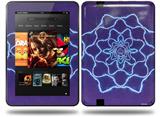 Tie Dye Purple Stars Decal Style Skin fits Amazon Kindle Fire HD 8.9 inch