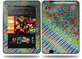 Tie Dye Mixed Rainbow Decal Style Skin fits Amazon Kindle Fire HD 8.9 inch
