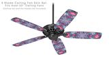 Tie Dye Star 102 - Ceiling Fan Skin Kit fits most 52 inch fans (FAN and BLADES SOLD SEPARATELY)