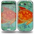 Tie Dye Fish 100 - Decal Style Skin (fits Samsung Galaxy S III S3)