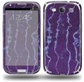 Tie Dye White Lightning - Decal Style Skin (fits Samsung Galaxy S III S3)