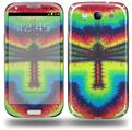 Tie Dye Dragonfly - Decal Style Skin (fits Samsung Galaxy S III S3)