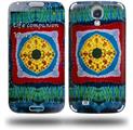 Tie Dye Circles and Squares 101 - Decal Style Skin (fits Samsung Galaxy S IV S4)