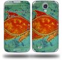 Tie Dye Fish 100 - Decal Style Skin (fits Samsung Galaxy S IV S4)