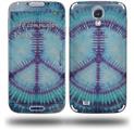 Tie Dye Peace Sign 107 - Decal Style Skin (fits Samsung Galaxy S IV S4)