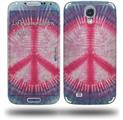 Tie Dye Peace Sign 108 - Decal Style Skin (fits Samsung Galaxy S IV S4)