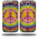 Tie Dye Peace Sign 109 - Decal Style Skin (fits Samsung Galaxy S IV S4)