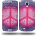 Tie Dye Peace Sign 110 - Decal Style Skin (fits Samsung Galaxy S IV S4)