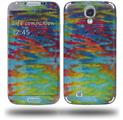 Tie Dye Tiger 100 - Decal Style Skin (fits Samsung Galaxy S IV S4)