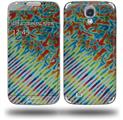 Tie Dye Mixed Rainbow - Decal Style Skin (fits Samsung Galaxy S IV S4)